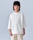 릴렉스드 크루 넥 7부 티셔츠 [화이트]