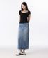 우먼즈 데님 맥시 스커트 [라이트 인디고]