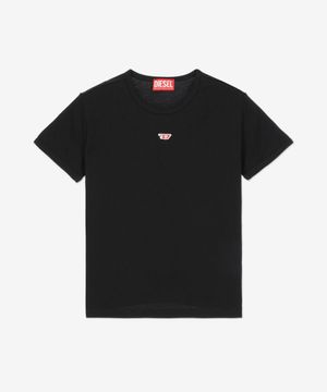 T-언커티-롱-D 티셔츠 - 블랙 / A149620GRAI9XX