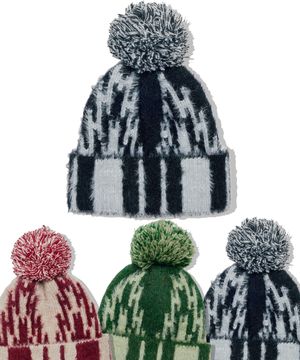 [2PACK] 나바호 패턴 헤어리 비니