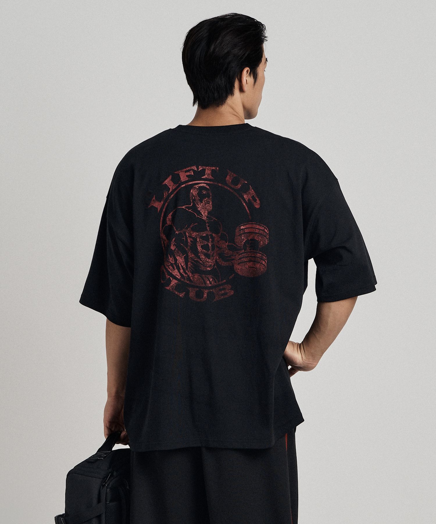 【HDEX】 Giant Fit Lift Up Short Sleeve /追跡付 MUSINSA公式 | HDEX Giant Fit Lift Up Short Sleeve (Black)