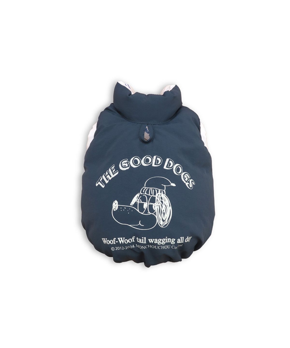 몽슈슈(MONCHOUCHOU) Beau Beau Reversible Jacket Navy