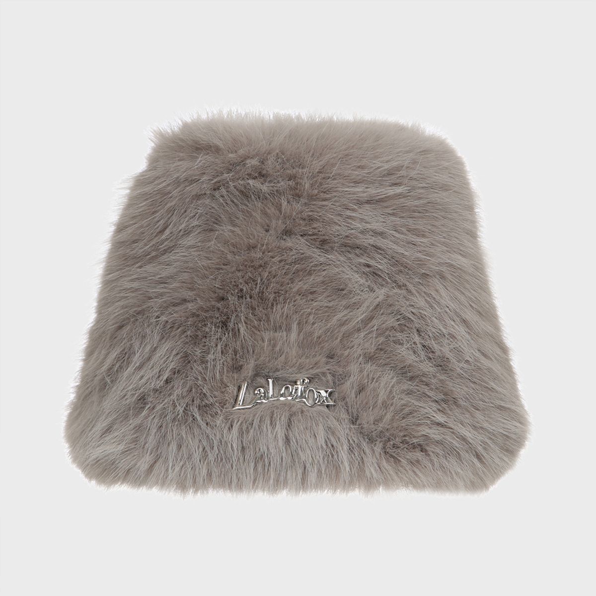 라라폭스(LALAFOX) FURRY BUCKET HAT GREY BQ4AH002