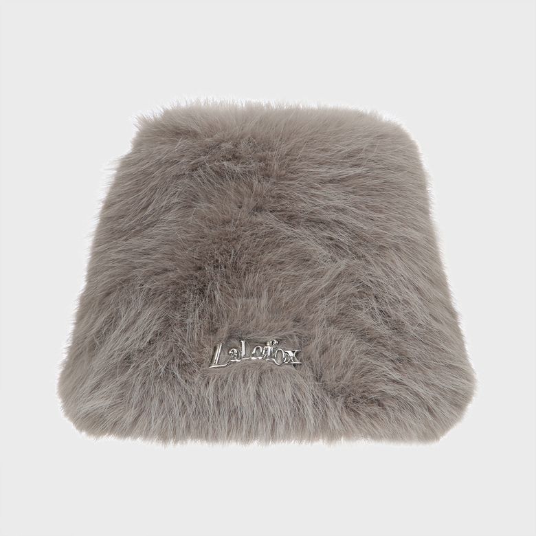 FURRY BUCKET HAT GREY BQ4AH002