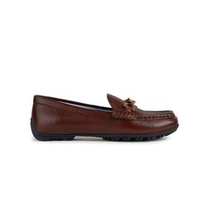 코스모콜리스 플러스 그립 여성 로퍼-브라운