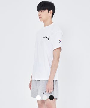 국산 오버핏 ROKA 반팔 티셔츠