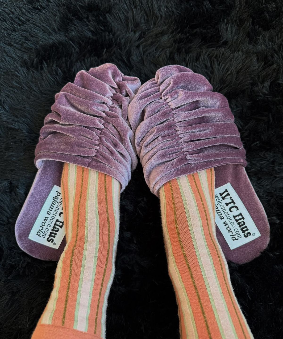 웰컴투씨씨씨(WELCOME TO CCC) Croa Shoes (Cool Purple) 룸슈즈