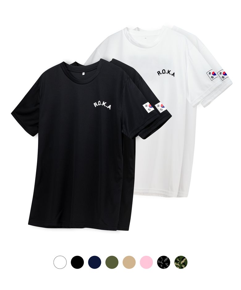 [2pack] 쿨링 ROKA 로카 반팔 티셔츠