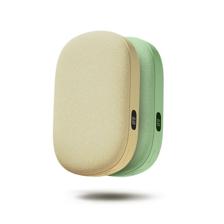 벨벳으로 덮힌 휴대용 손난로 6000mAh