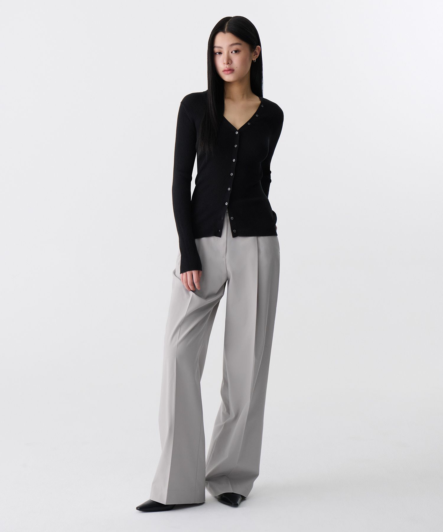 【MODERNIF】Direc Banding Long Slacks MUSINSA | MUSINSA STANDARD Real Wide Hidden Banding Slacks