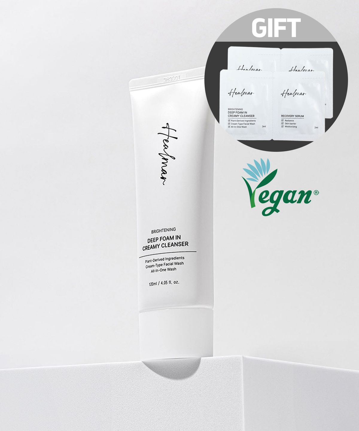 힐마르(HEALMAR) 브라이트닝 딥 폼인 크리미 클렌저 120ml