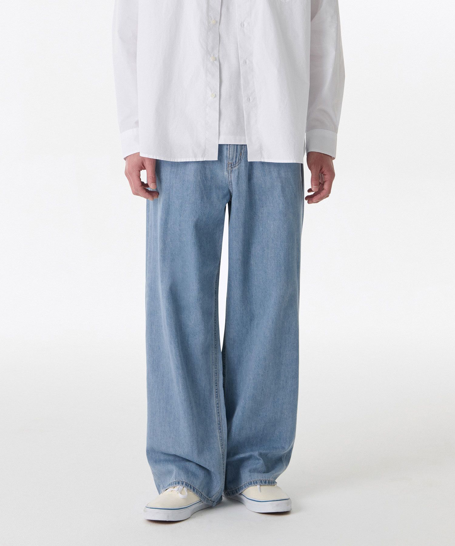 ★MUSINSA STANDARD★ Lightweight Big Wide Denim Pants Medium MUSINSA | MUSINSA STANDARD Lightweight Big Wide Denim Pants