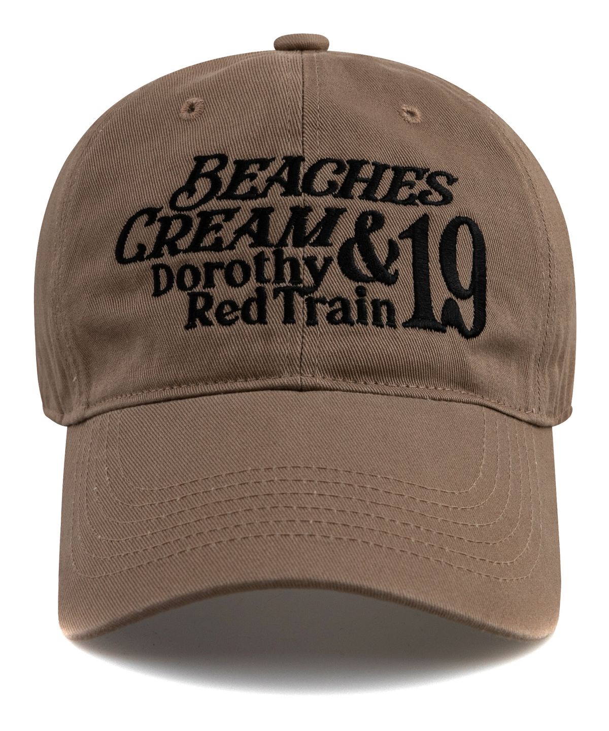 비치스앤크림(BEACHESANDCREAM) Dorothy 19 BALL CAP-DARK BEIGE