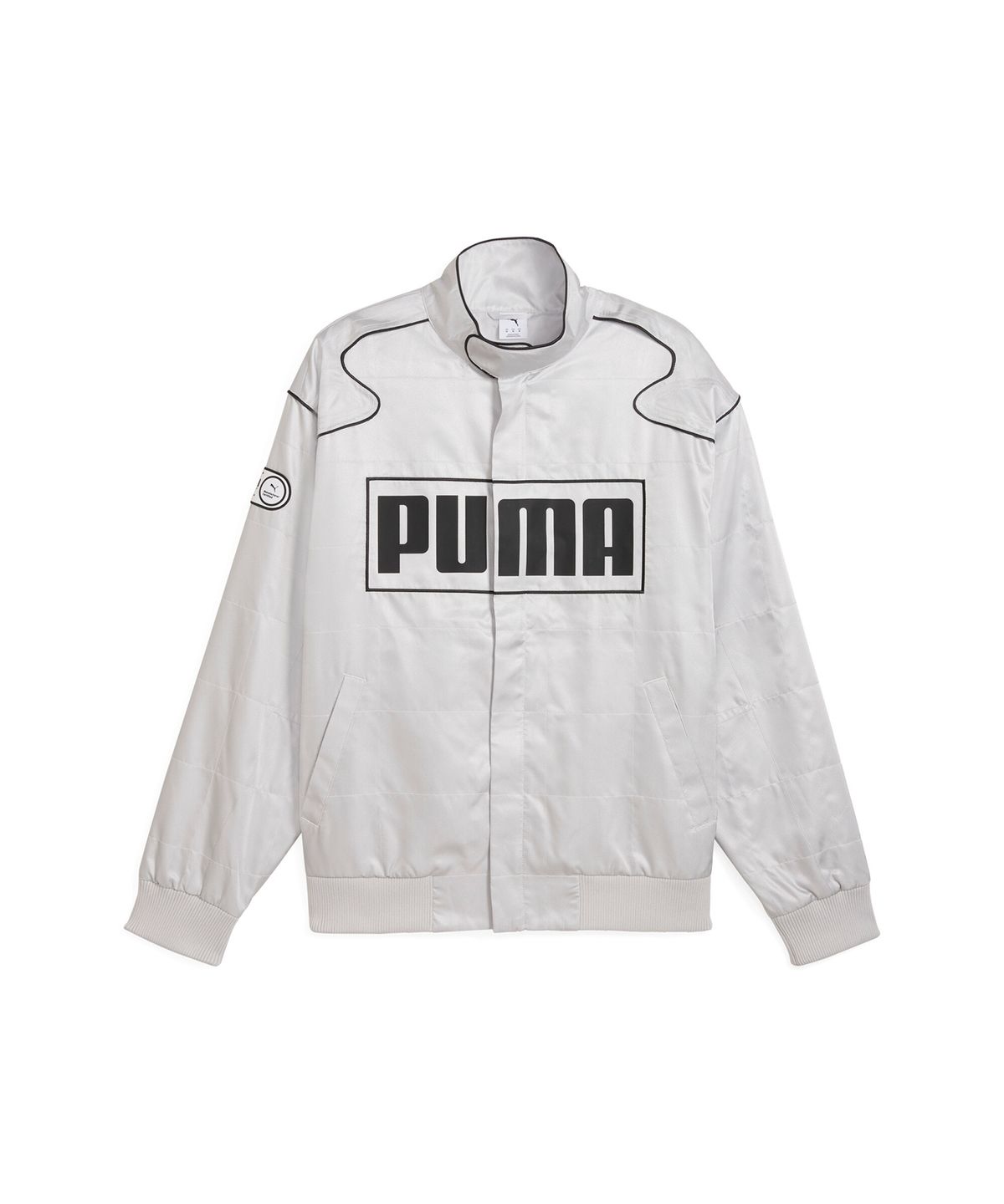 푸마(PUMA) 아카이브 시즈널 릴렉스 레이서 자켓 - 그레이  / 629914-61