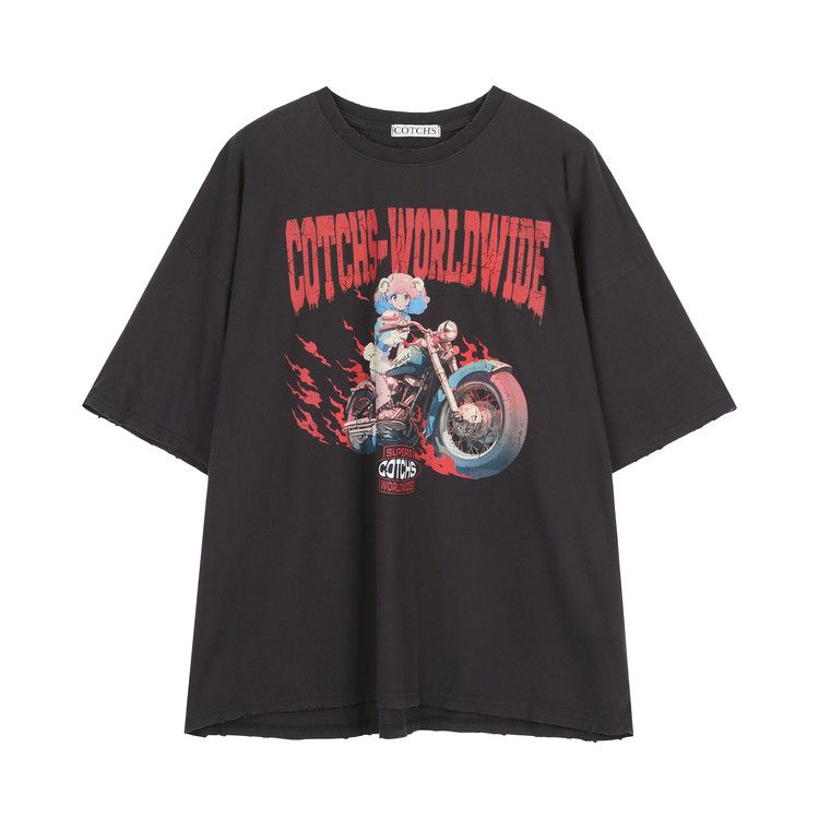 [ COTCHS ] Tシャツ 半袖 韓国★人気★男女兼用★LANBO LADY TEE MUSINSA公式 | COTCHS LANBO LADY TEE-CHACOAL