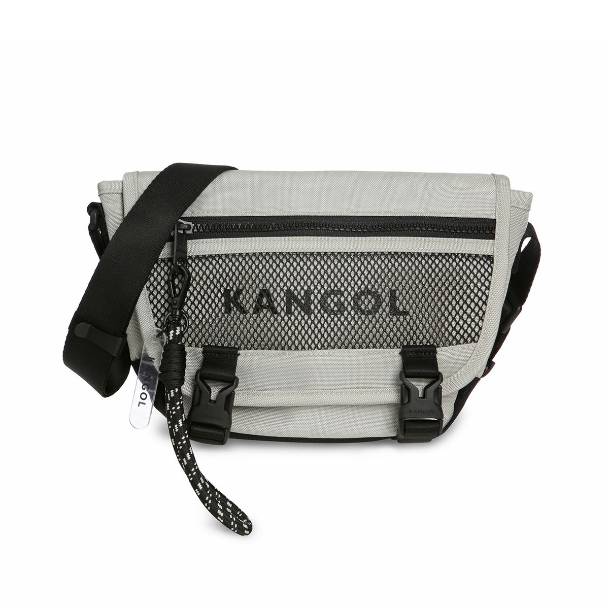 캉골(KANGOL) 아이콘 퀀텀 스몰 크로스백 3335 라이트그레이