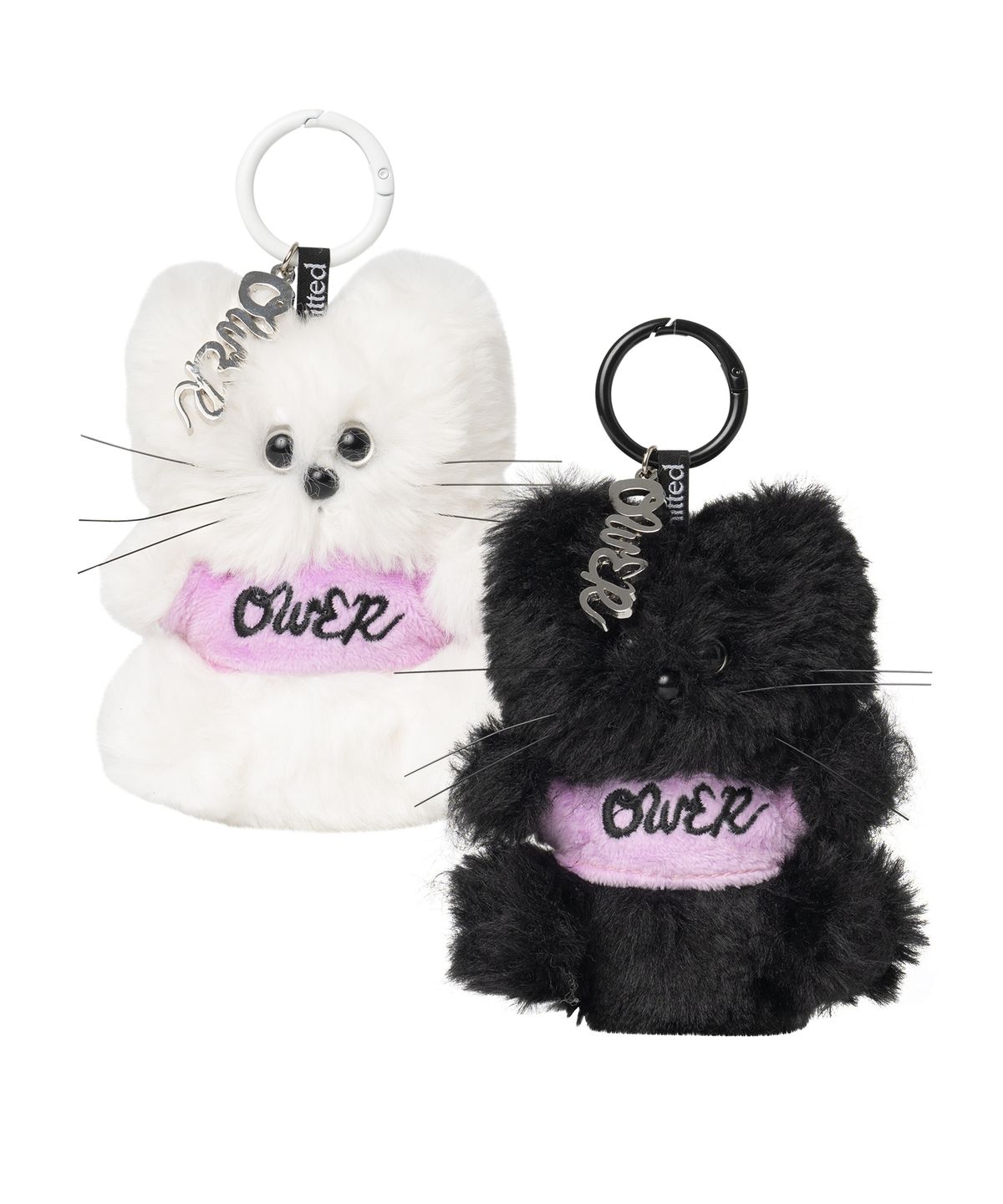 니티드(KNITTED) 캣츠 스타 백 참 키링 (2color)