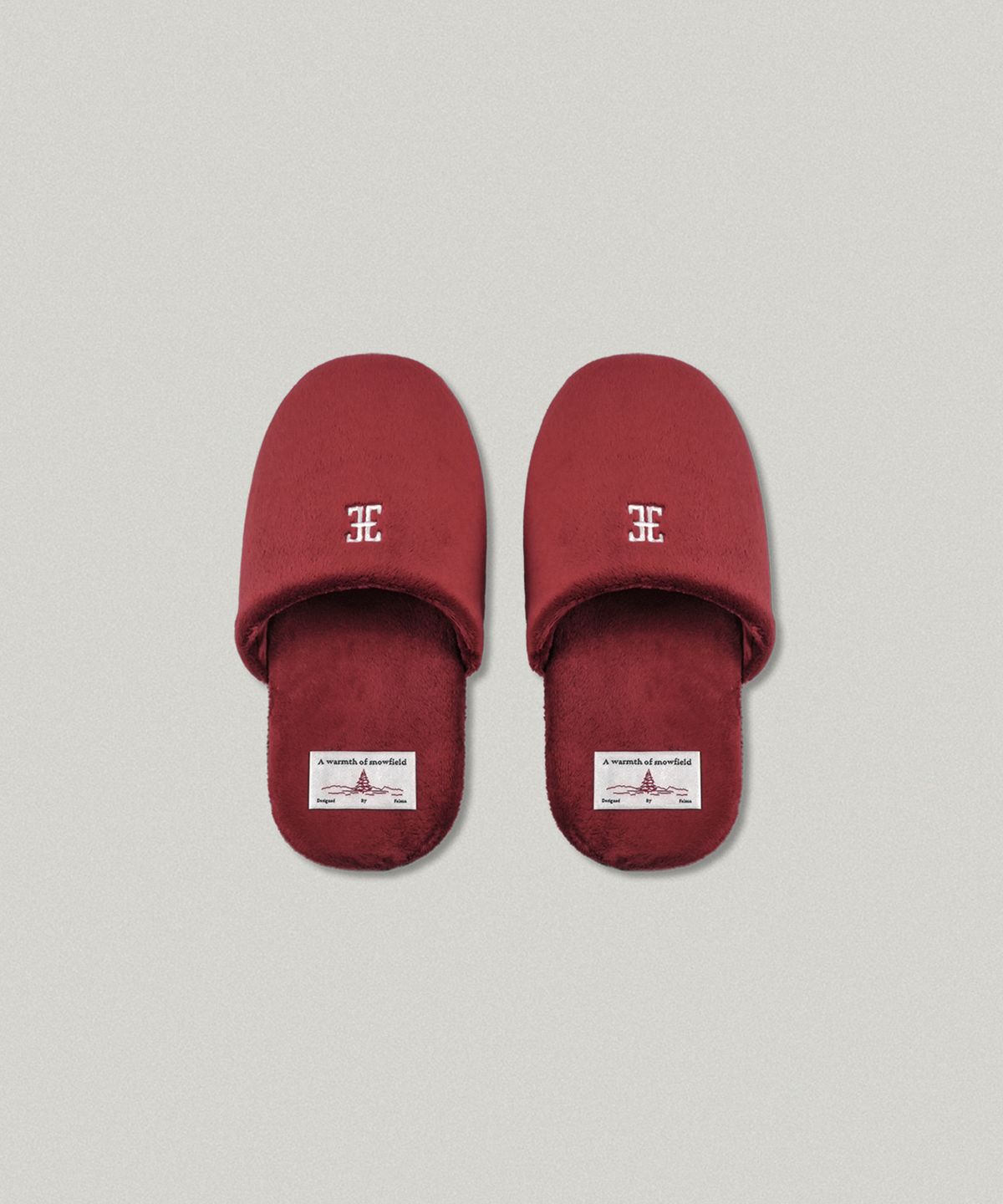 폴뉴아(FOLNUA) CLASSIC LOGO ROOM SHOES (RED)