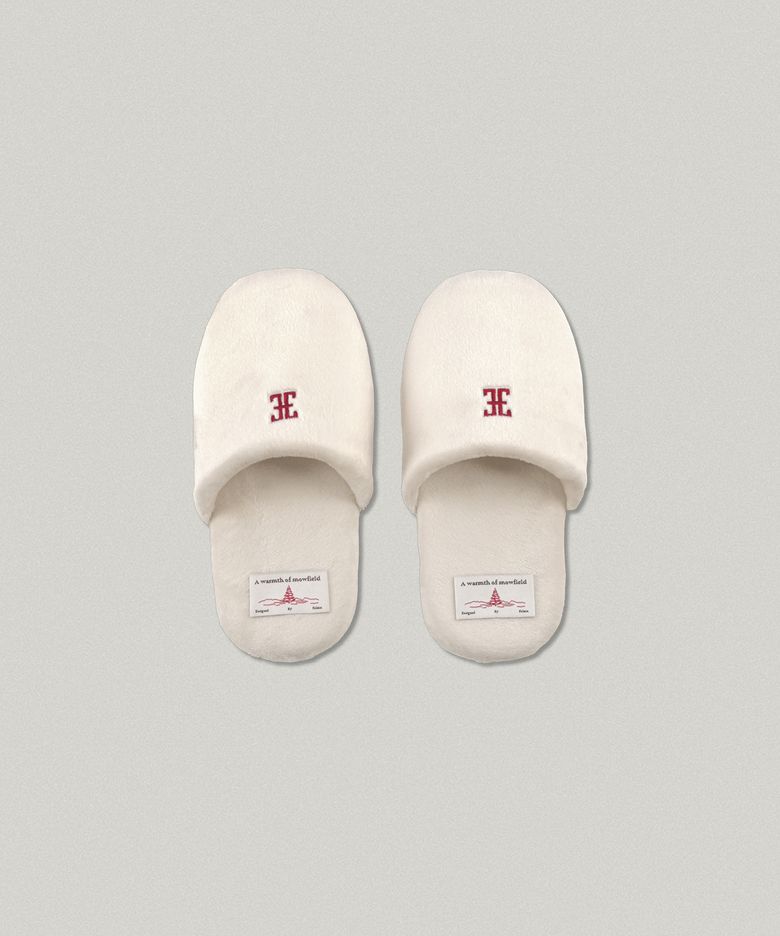 CLASSIC LOGO ROOM SHOES (IVORY)