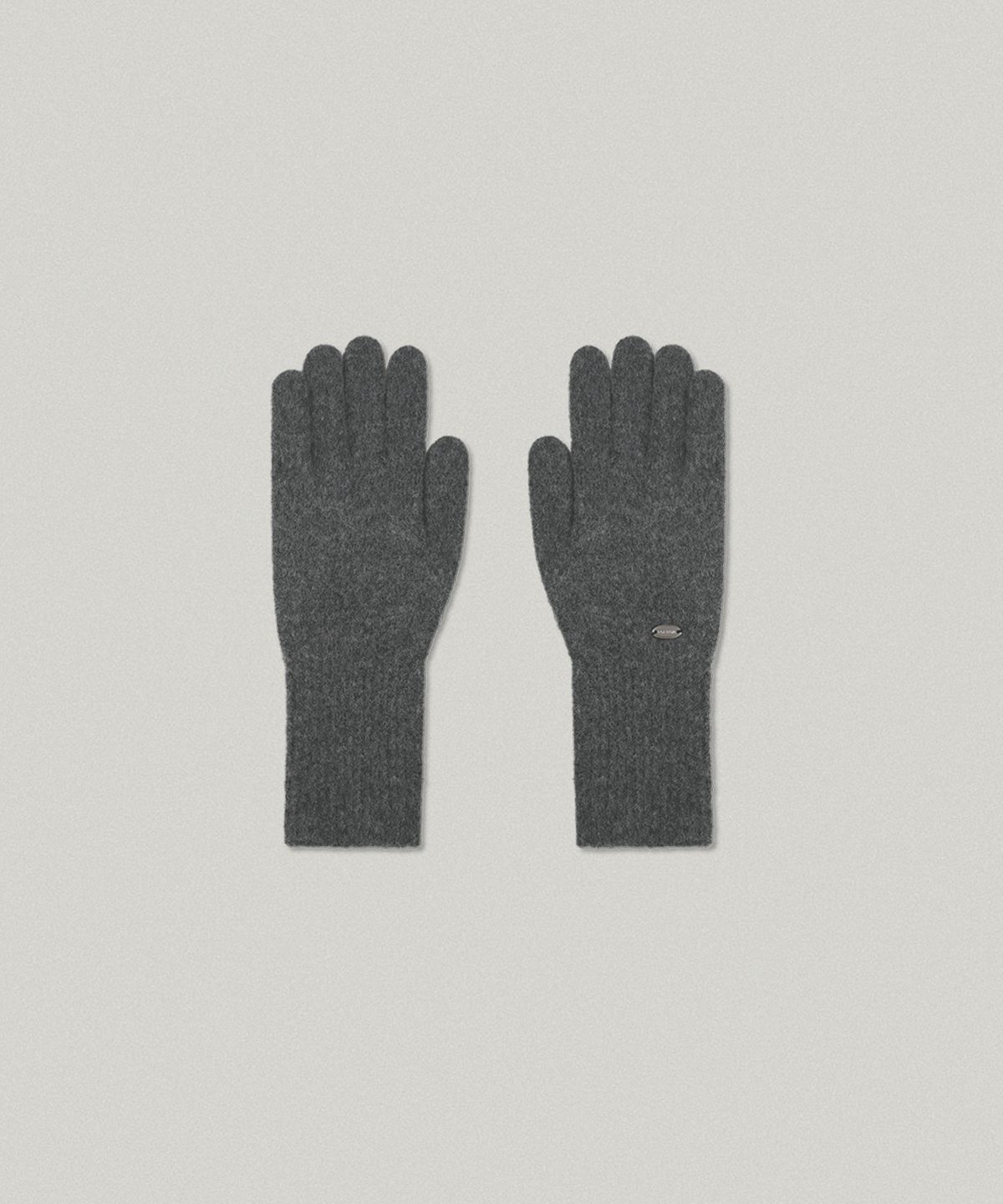 폴뉴아(FOLNUA) ROUND LOGO GLOVES (GRAY)