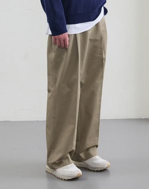 노스트 와이드 치노 팬츠 [베이지]