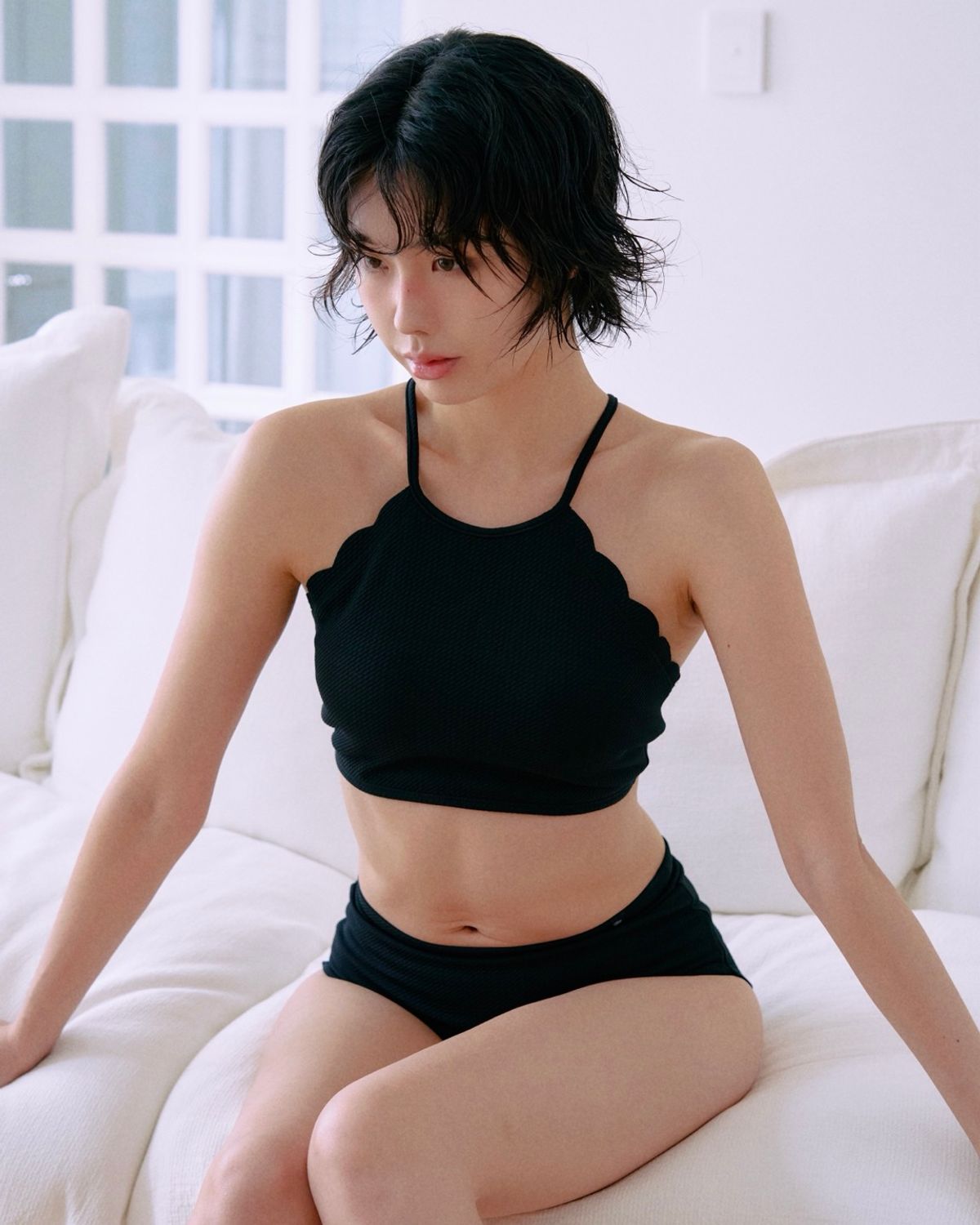 캐치(CATCH) Halfmoon Bikini Set (3color)