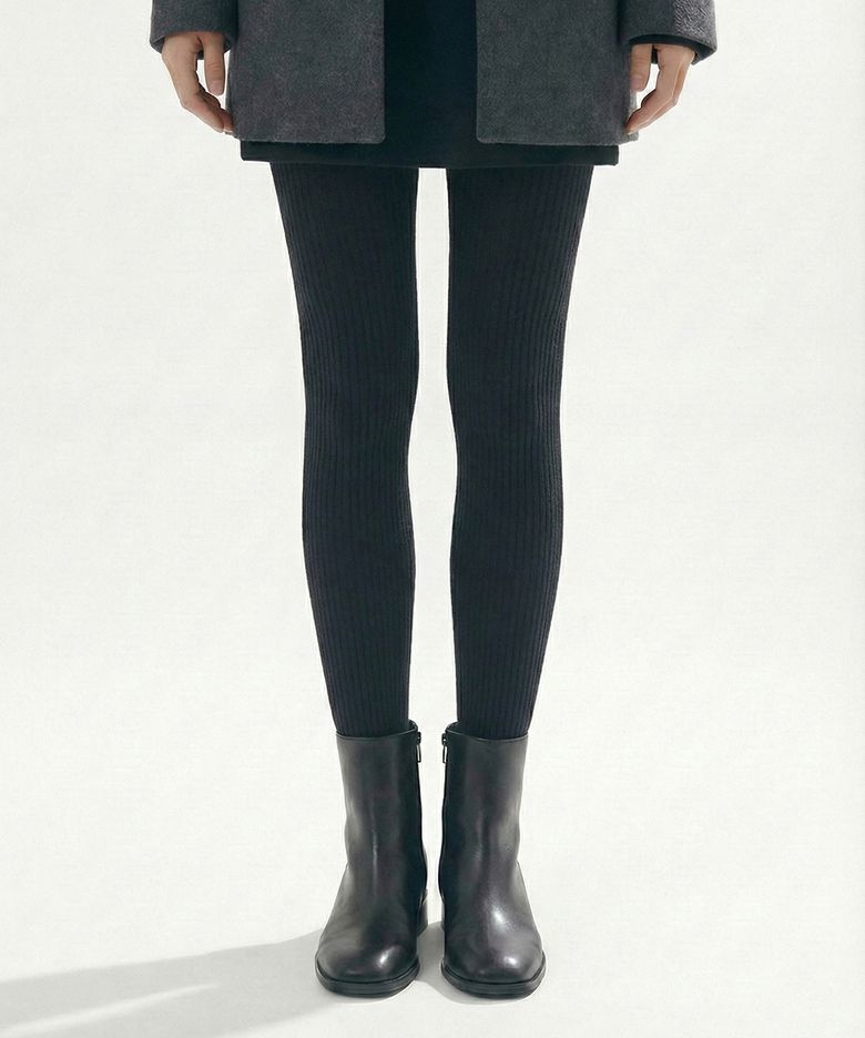 hot-pack winter wool stocking (black)