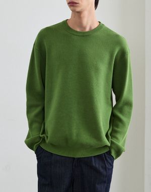 콜튼 라운드넥 니트 [아보카도]