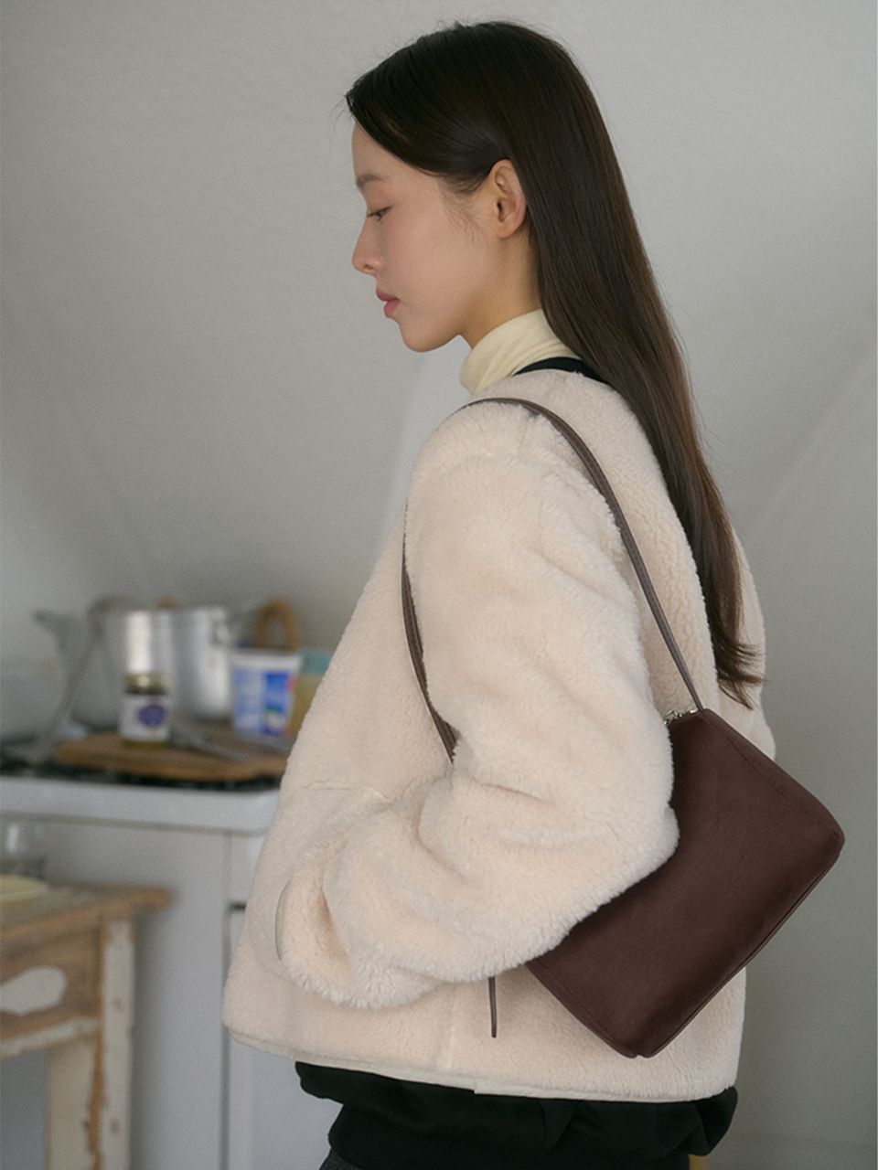★ANOETIC★ ANC SUEDE SARA BAG_BROWN MUSINSA | ANOETIC ANC SUEDE SARA BAG_BROWN