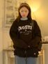 ANOETIC LACE LOGO SWEATSHIRTS_BLACK