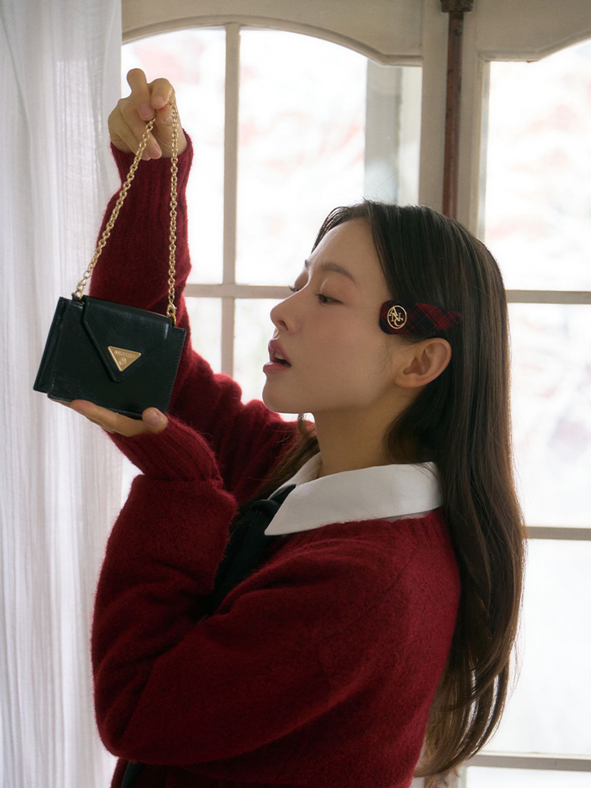 아노에틱(ANOETIC) ANC MINI CROSS WALLET BAG_BLACK