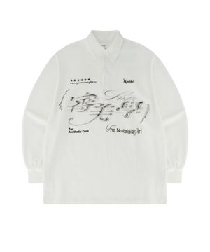 Aesthetic Collar Rugby Shirts White