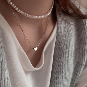 써지컬스틸 통통 하트 목걸이 JSB-504