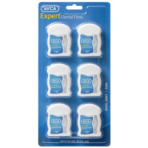 엑스퍼트 쿨 민트 치실 50m 6개입