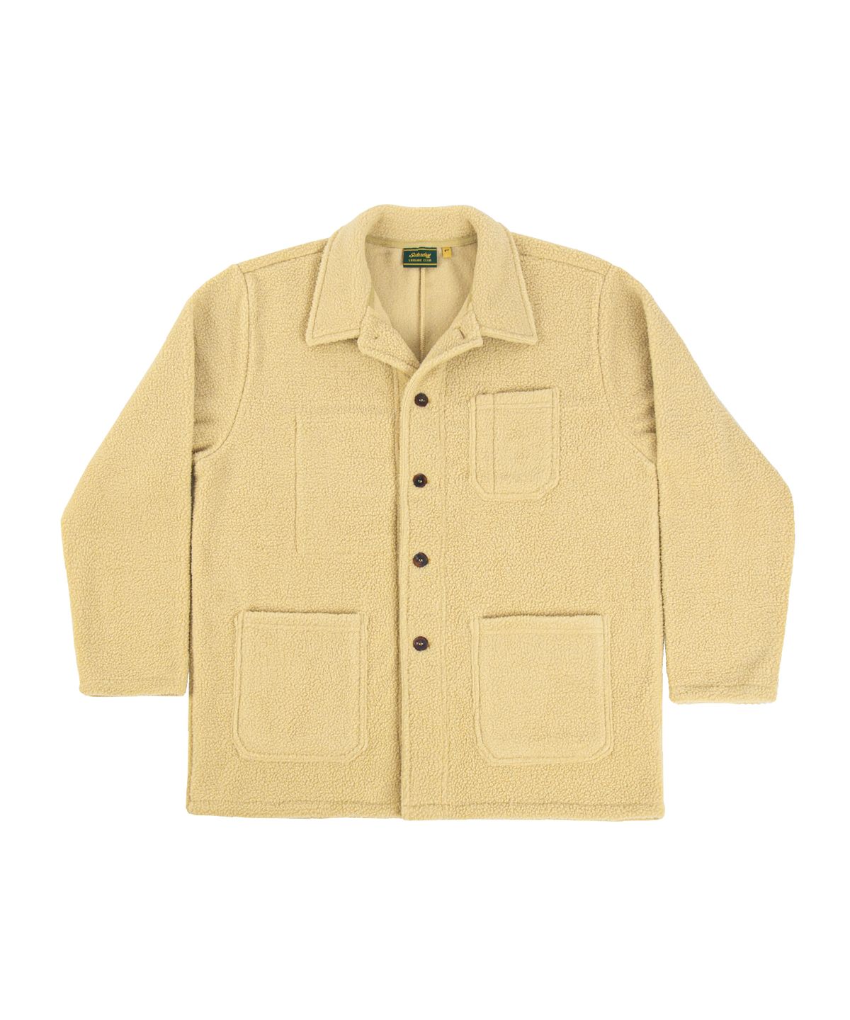 세러데이 레저 클럽(SATURDAY LEISURE CLUB) Leisure Fleece Work Jacket(Unisex) - Light Mustard