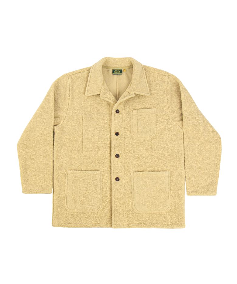 Leisure Fleece Work Jacket(Unisex) - Light Mustard