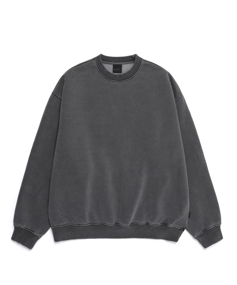 BASIC PIGMENT SWEATSHIRT [CHACOAL]