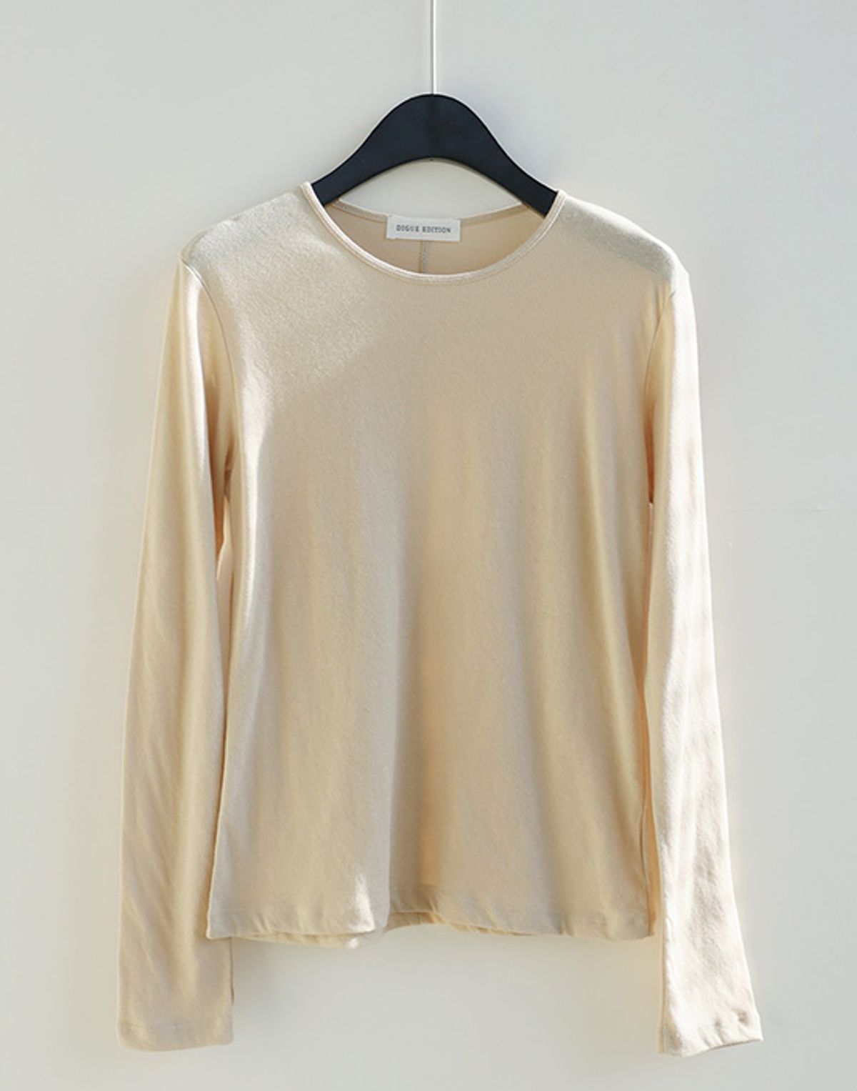 디그(DIGUE) powder long sleeve T (BEIGE)
