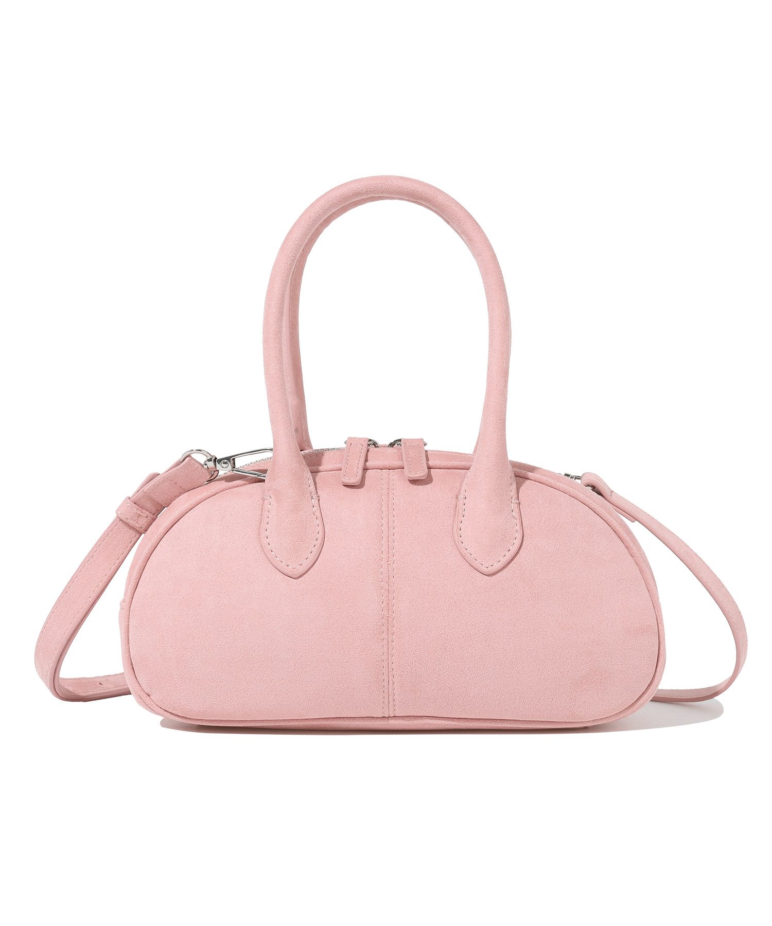 MUSINSA | COVERNAT WOMAN Cloverheart Classic Suede Tote Bag Pink