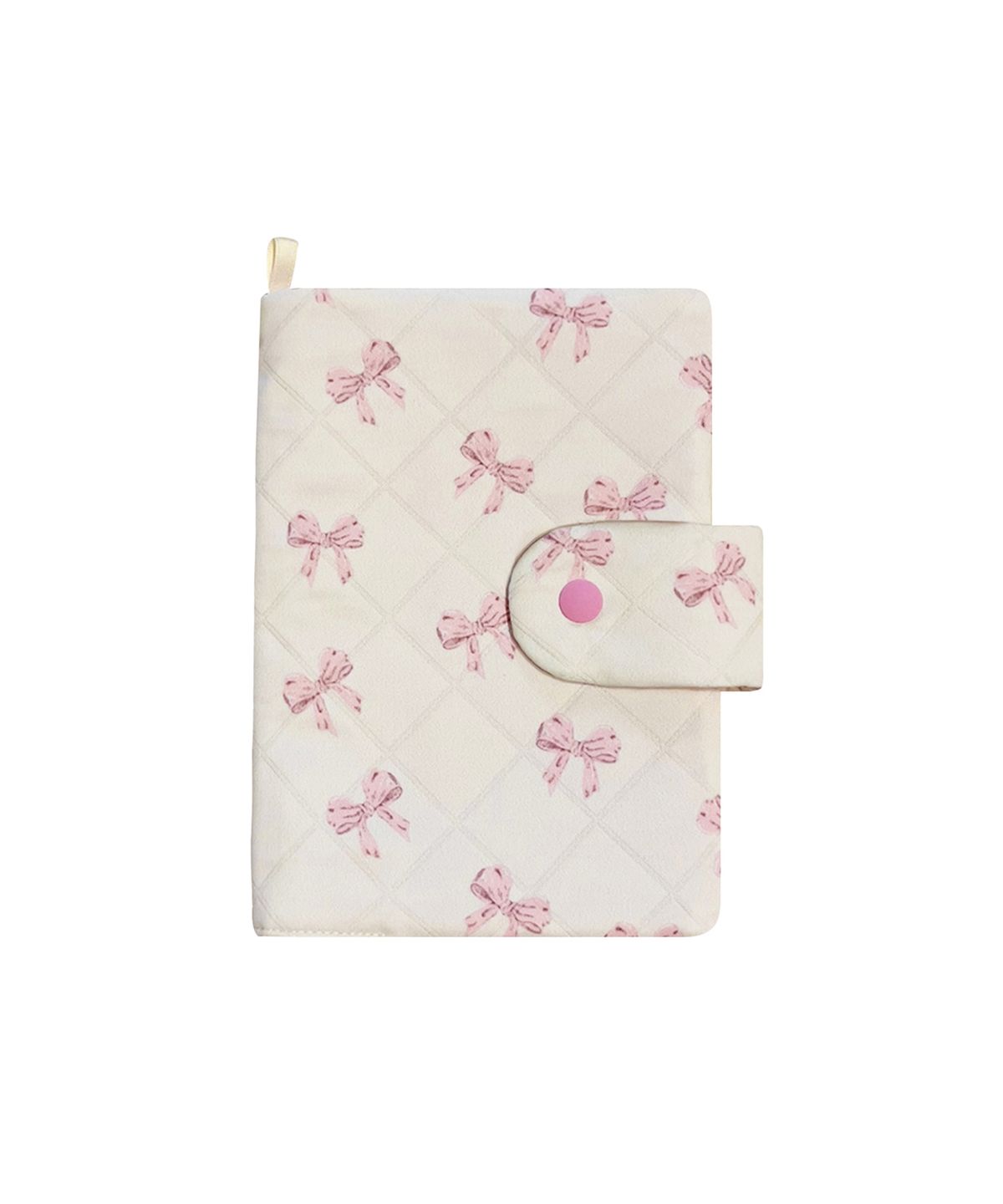 루루슈(LULUCHOU) Ribbon Book Cover (Diary Cover) - CREAM