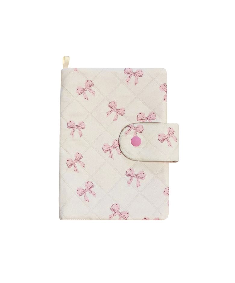 Ribbon Book Cover (Diary Cover) - CREAM