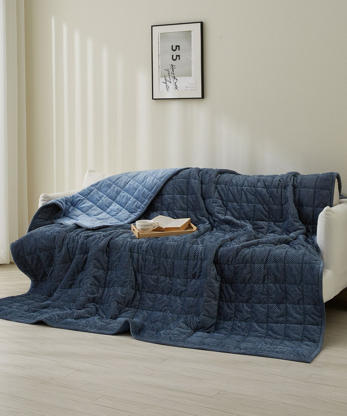 샤이닝홈(SHININGHOME) 부드러운 샤르르 베르디 고밀도 극세사 이불 겸 담요 S/Q 2size 4컬러 블랭킷