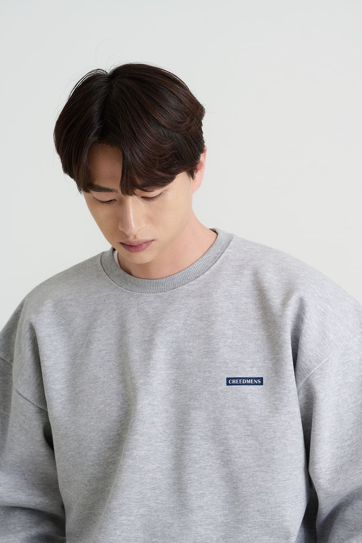 크레드먼스(CREEDMENS) [기모/논기모] 크레드 스퀘어 맨투맨