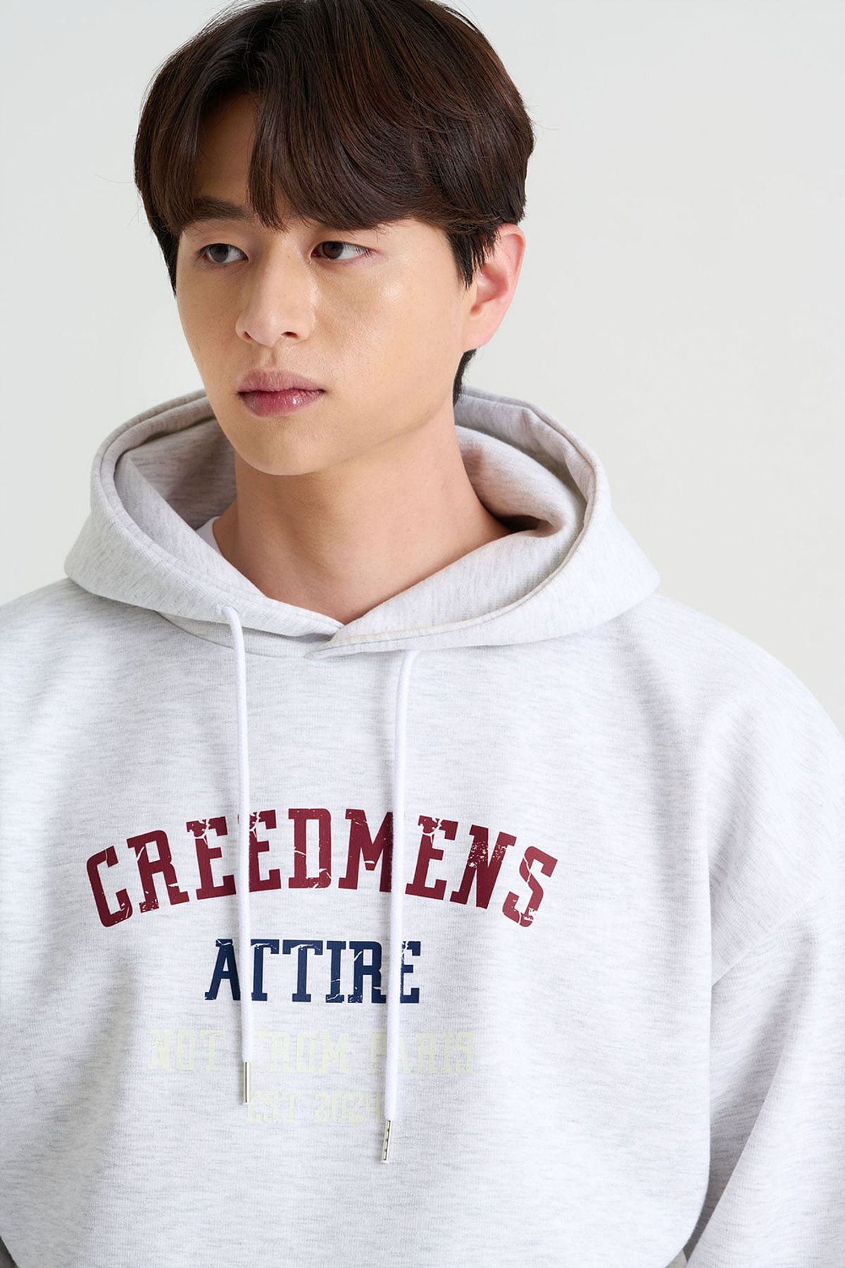 크레드먼스(CREEDMENS) [기모/논기모]ATTIRE 빈티지 후드티