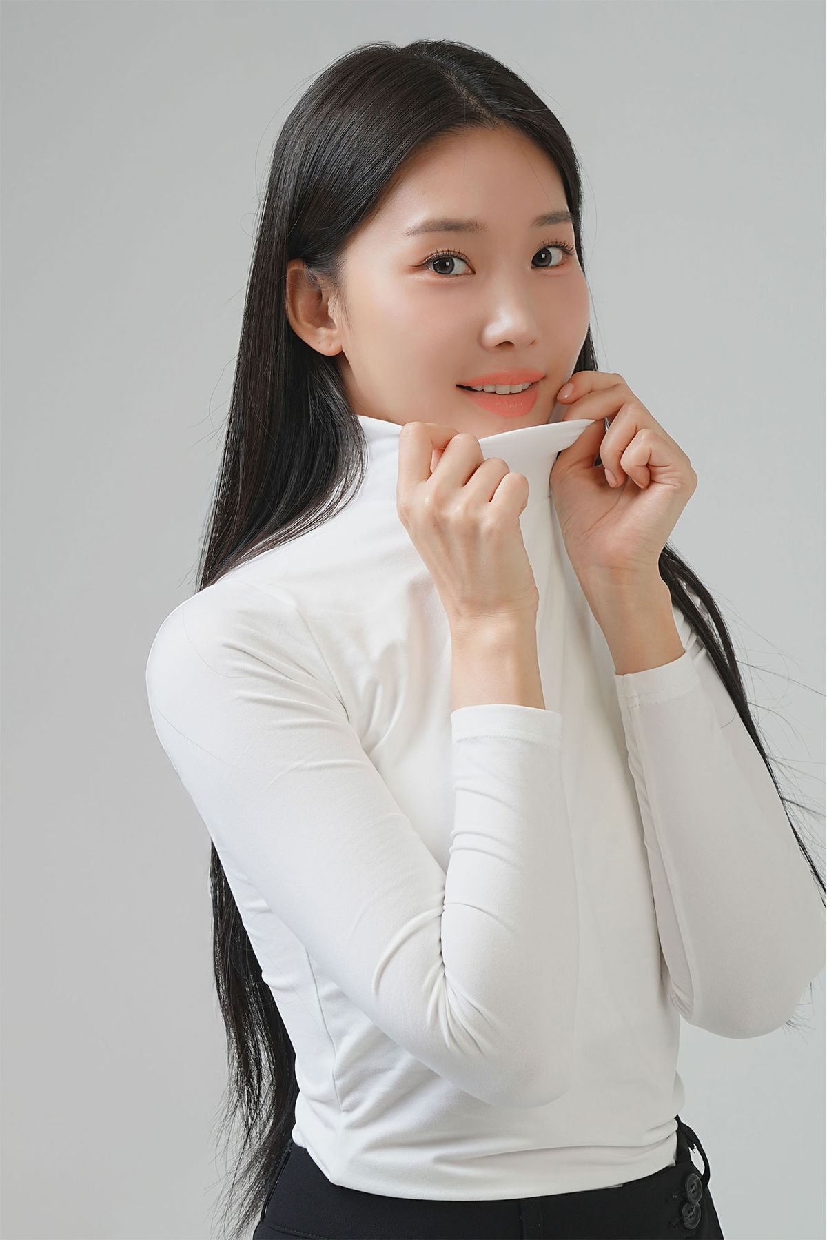 페리힐즈(PEARLYHILLS) 브라캡 내장 기모 노브라티 터틀넥