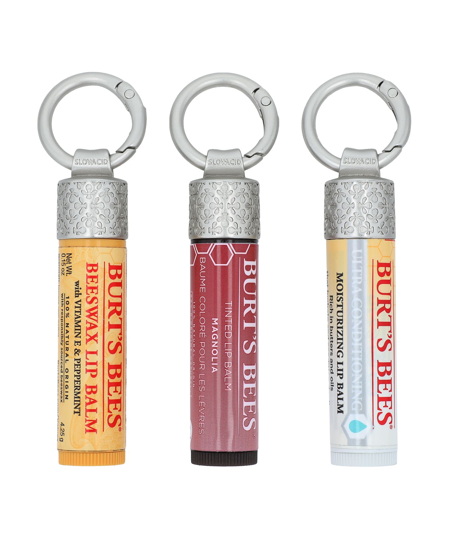 MUSINSA SLOWACID Lip Balm Keyring [Silver]