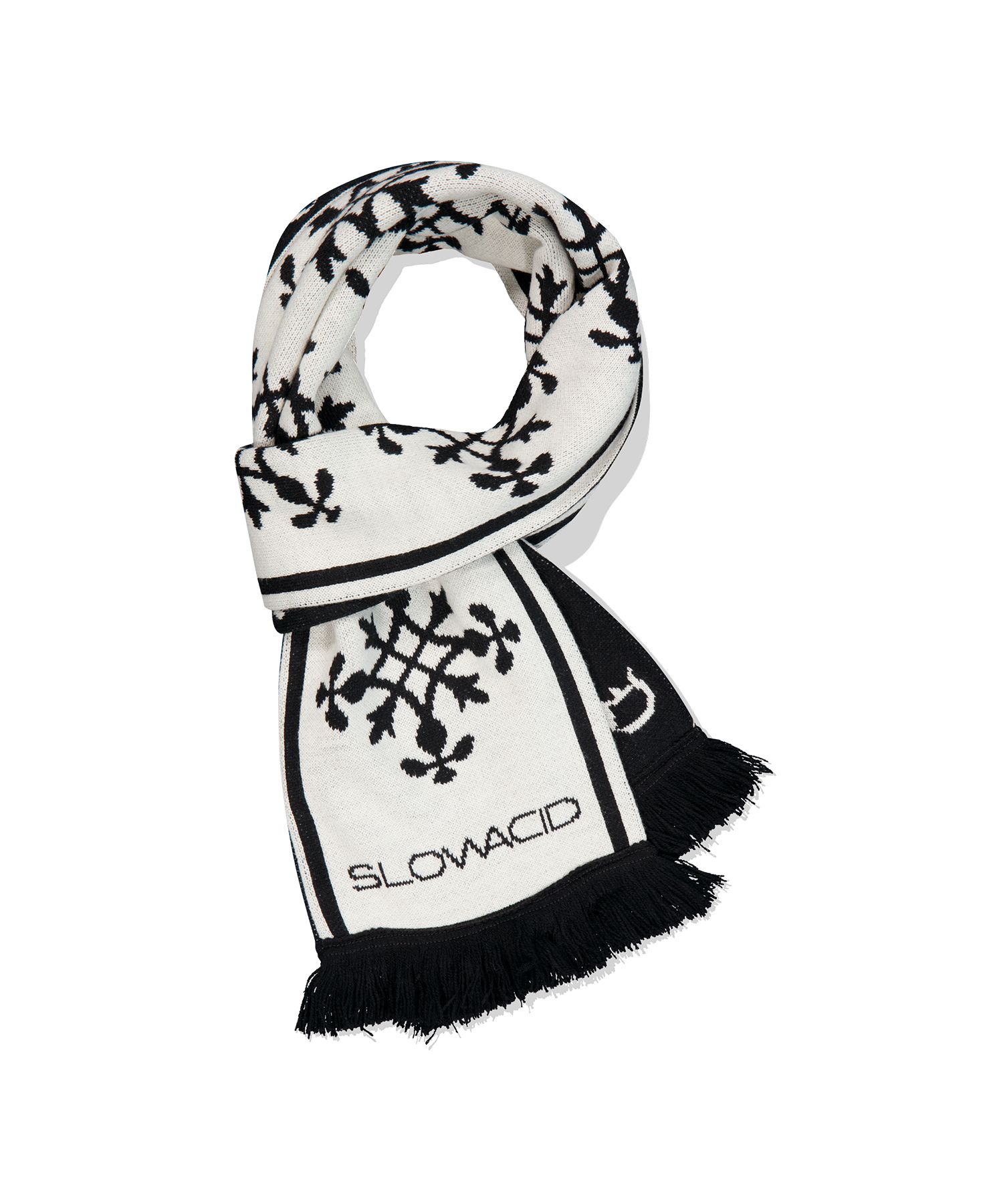 MUSINSA公式 | SLOWACID Arctic Reversible Muffler [Black]