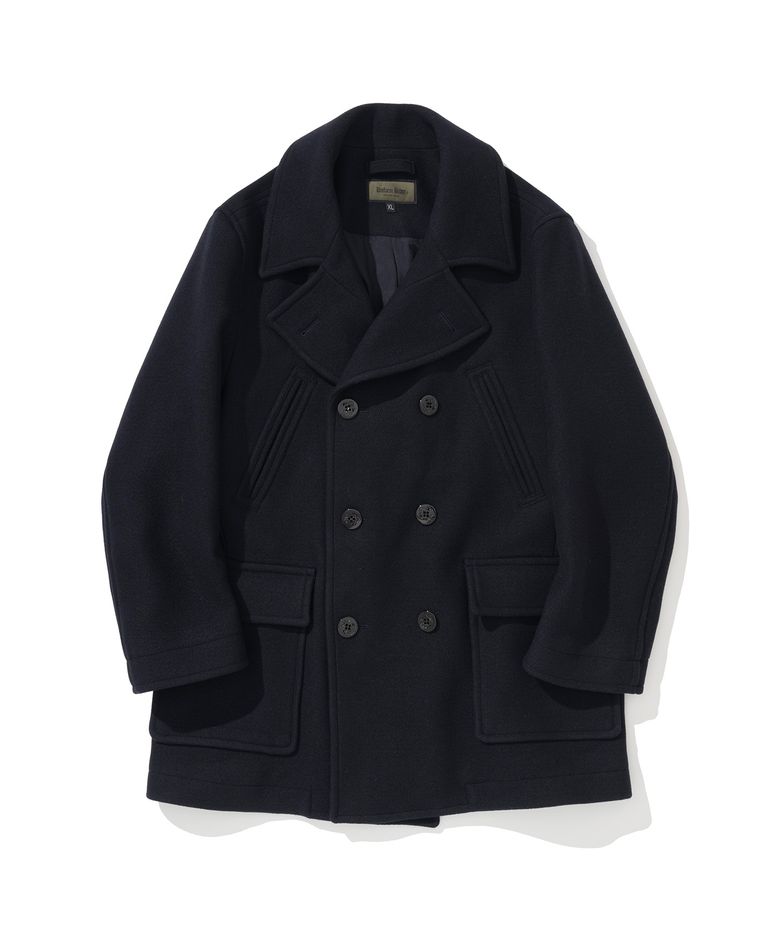 navy wool peacoat navy