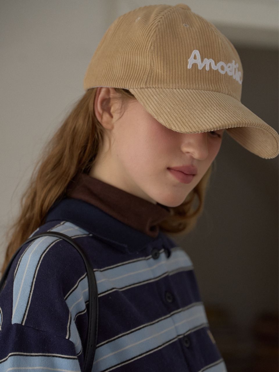 ●ANOETIC● CORDUROY LETTERING BALL CAP_RED Thinking Cap Corduroy Hat - Etsy