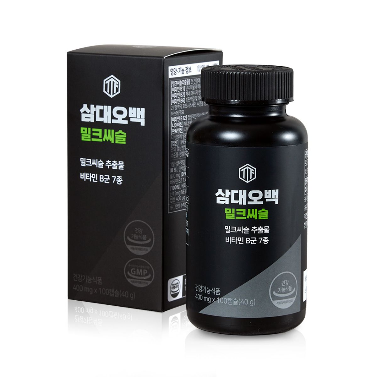 삼대오백(SAMDAE500) 삼대오백 실리마린 밀크씨슬 400mg X 100캡슐